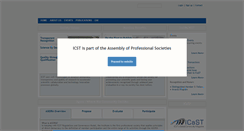 Desktop Screenshot of icst.org