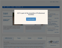 Tablet Screenshot of icst.org